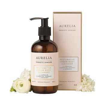Aurelia Soin réparateur probiotique Crème nettoyante pour le corps